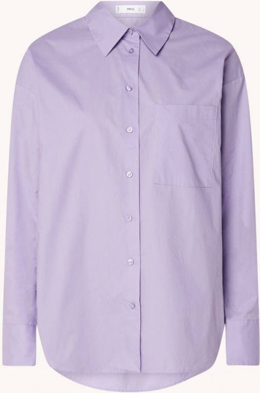 Mango Oversized katoenen overhemd