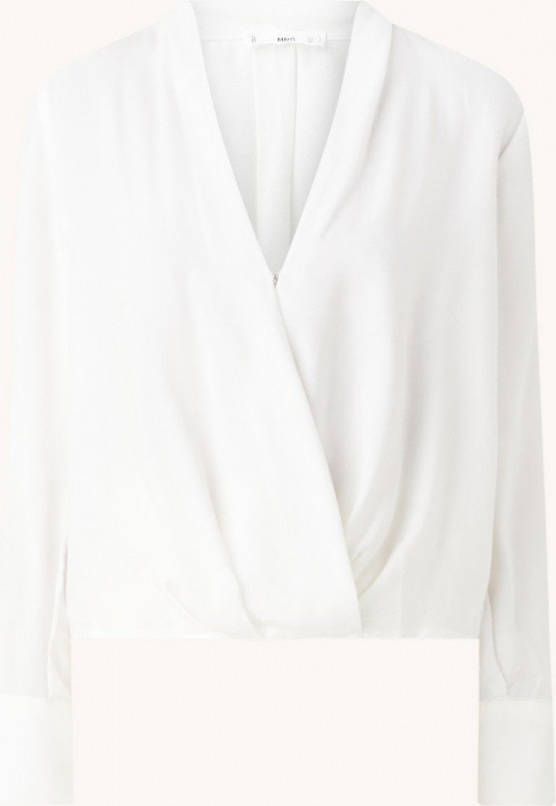 Mango Cris tuniek met overslag en plooidetail