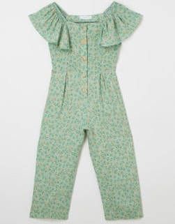 Mango Dalia straight fit jumpsuit met bloemenprint