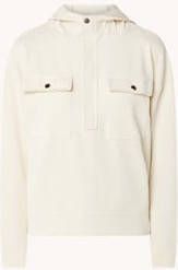 Mango Florida hoodie met structuur en borstzakken