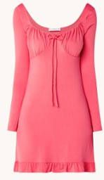 Mango Lily mini jurk met gestrikt detail en stretch
