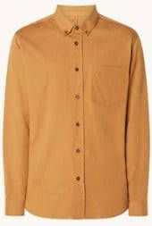 Mango Marmaris regular fit overhemd in lyocellblend met borstzak