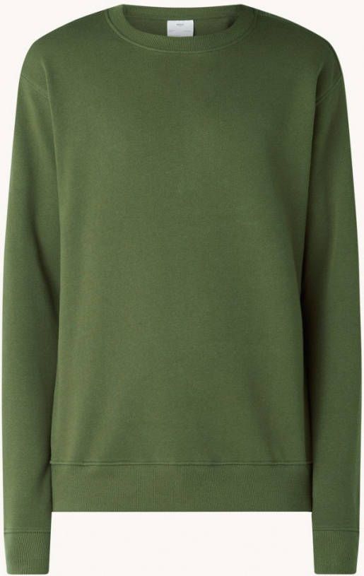 mango man Basic katoenen sweatshirt