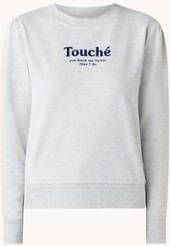 Mango Katoenen sweatshirt met boodschap