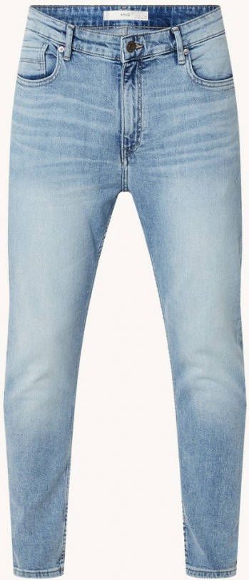 Mango Tom slim fit cropped jeans met stretch