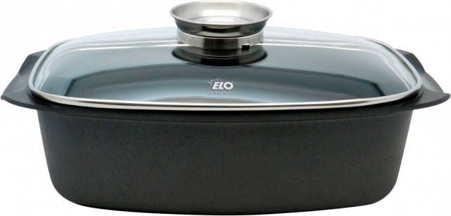 Elo Braadpan Alucast Aromaknop, inductie(1 delig )