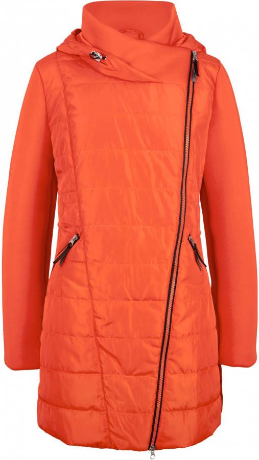 bonprix Jas met brede kraag en capuchon