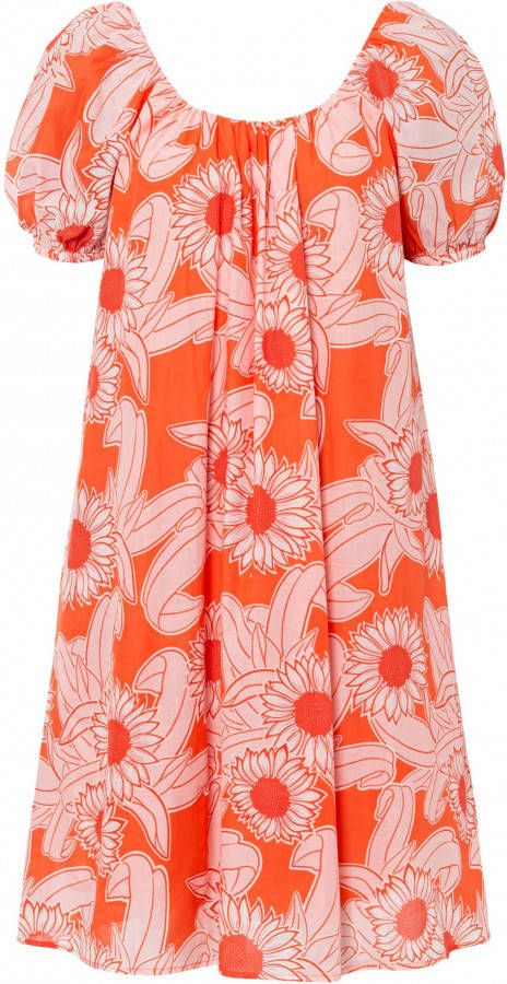 bonprix Jurk met ballonmouwen