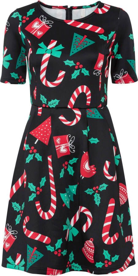 bonprix Jurk met kerstmotieven