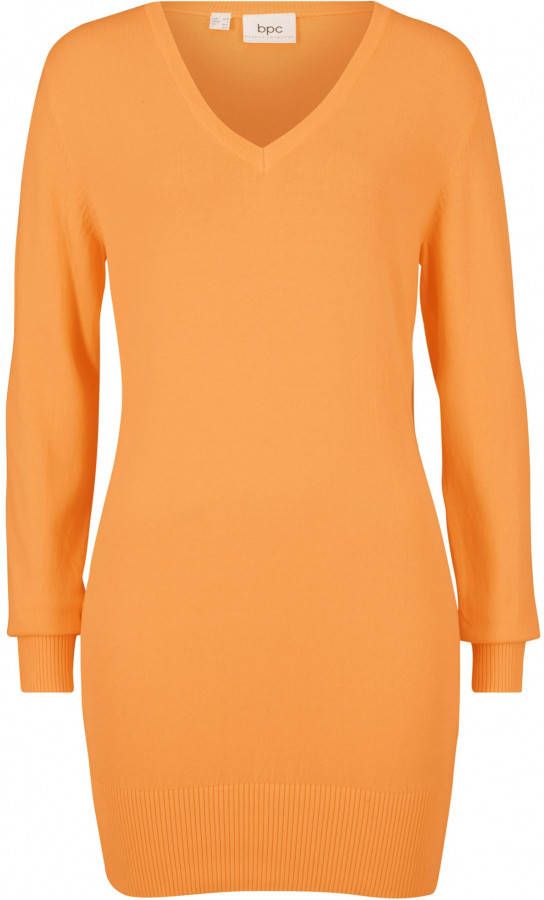 bonprix Lange basic trui met V hals
