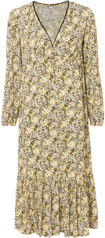 bonprix Midi jurk met diepe hals