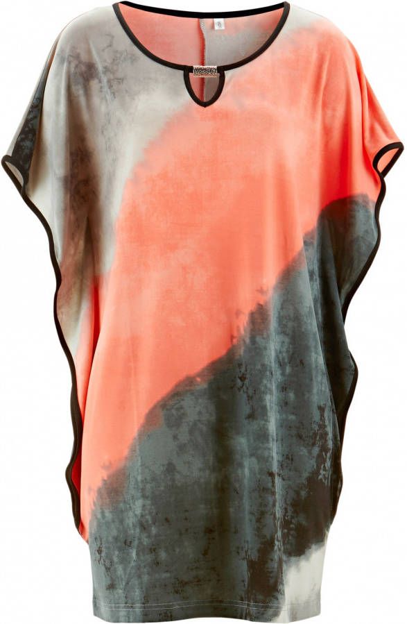 bpc selection Tuniek, zalmkleur gedessineerd, 95% polyester, 5% elastan