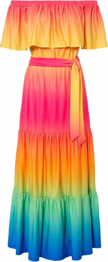 bonprix Carmen jurk met volant