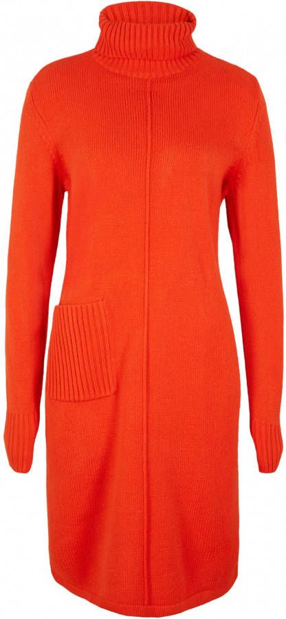bonprix Gebreide jurk met col