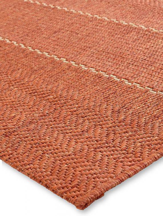 bonprix Binnen en buitenloper met decente strepen