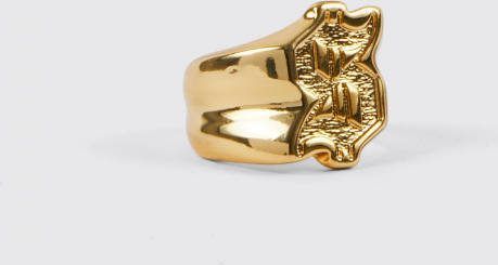 boohoo Dollar Zegelring, Gold