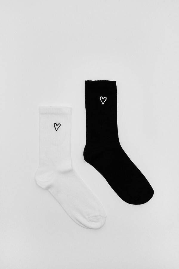 boohoo Harttjes Sportsokken(2 Paar ), Multi