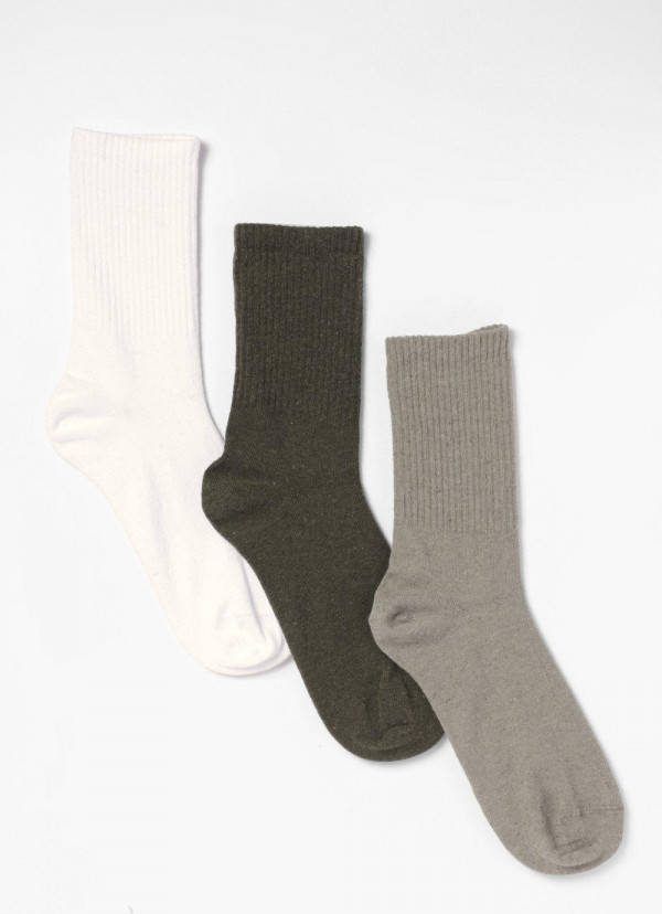 boohoo Monochrome Sportsokken(3 Paar ), Multi
