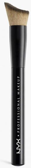 boohoo Nyx Professional Makeup Total Control Drop Foundation Brush, Clear