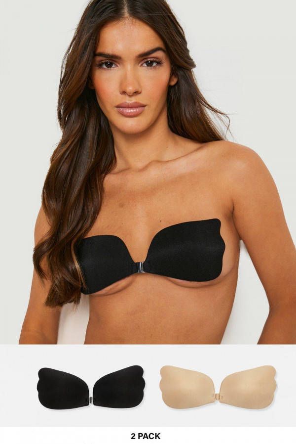 boohoo Push Up Plakbh'S Met Voorsluiting(2 Stuks ), Multi
