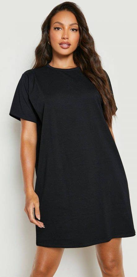 boohoo Tall Basic Pyjama T Shirt, Black