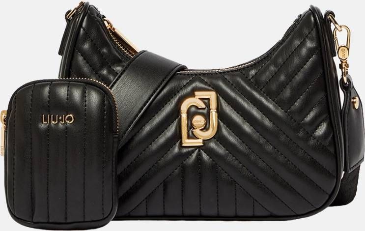 Liu Jo Zwarte Schoudertas Achala Hobo Bag