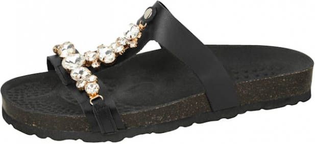 WENZ Muil met siersteentjes Zwart