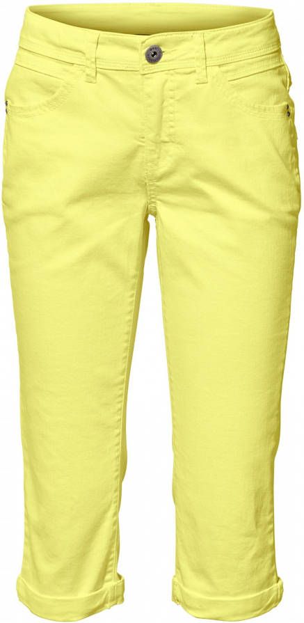 'Buik weg' broek in lichtgeel van heine