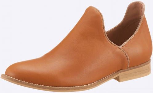 Kort laarsje in roestrood van heine