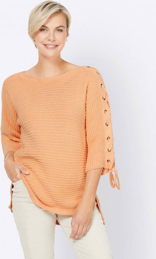 Pullover in apricot van heine