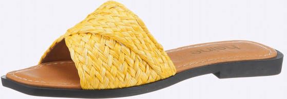 Slippers in geel van heine