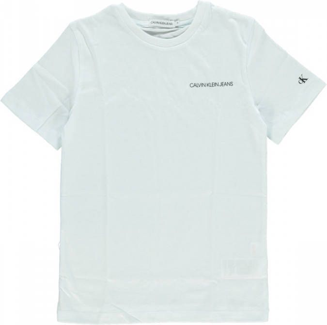 Calvin Klein Ib0Ib00456 Chest Logo T Shirt AND Tank Unisex Boys Bright White