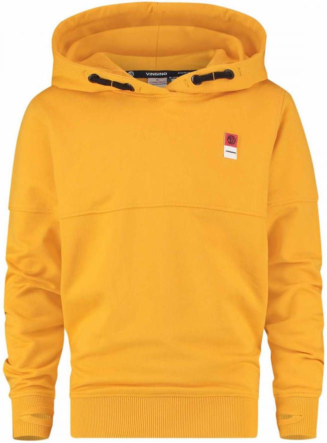 Vingino ! Jongens Trui Maat 140 Geel Katoen/elasthan