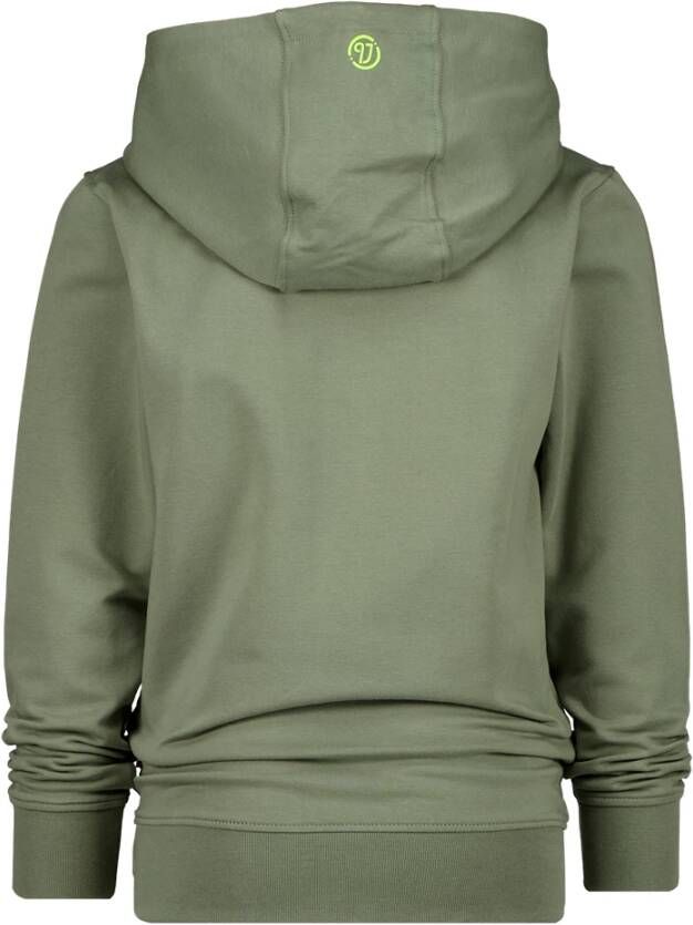 VINGINO ! Jongens Trui Maat 110 Legergroen Katoen/elasthan