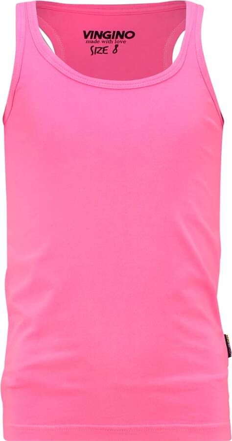 Vingino ! Meisjes Top Maat 176 Hardroze Katoen/elasthan