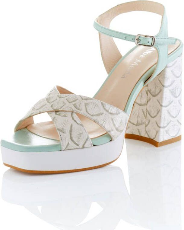 alba moda Sandaaltje Mintgroen