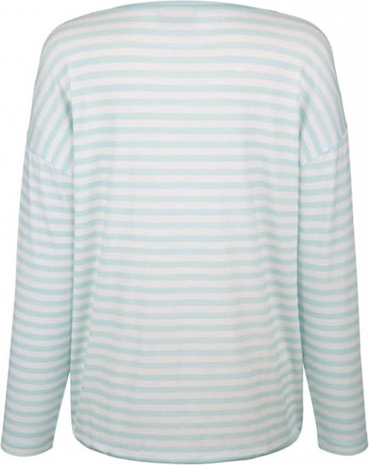 AMY VERMONT Shirt Turquoise/Wit