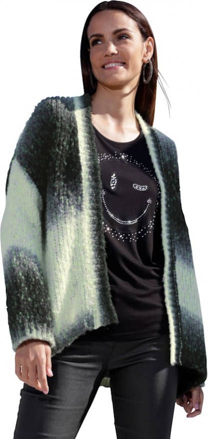 AMY VERMONT Vest met mooi kleurverloop Zwart/Geel