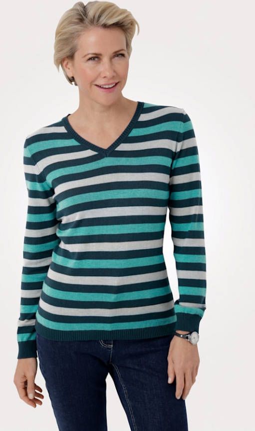 MONA Trui voor een voordeelprijs Petrol/Smaragdgroen/Mint