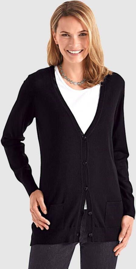 MONA Vest van TRAUMHAFT materiaal Zwart