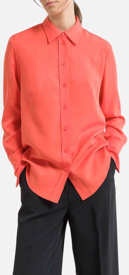 Calvin Klein Hemd in Lyocell, lange mouwen