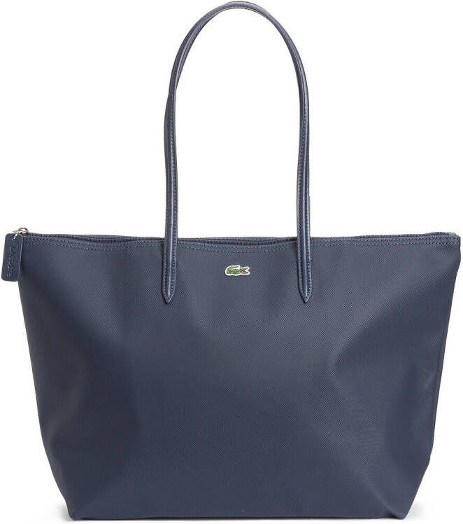 Lacoste Handtas in piqu&#xE9, stof met ritssluiting L1212