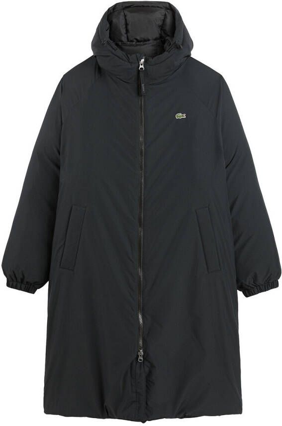 Lacoste Lange parka met ritssluiting, gematelasseerd en waterafstotend