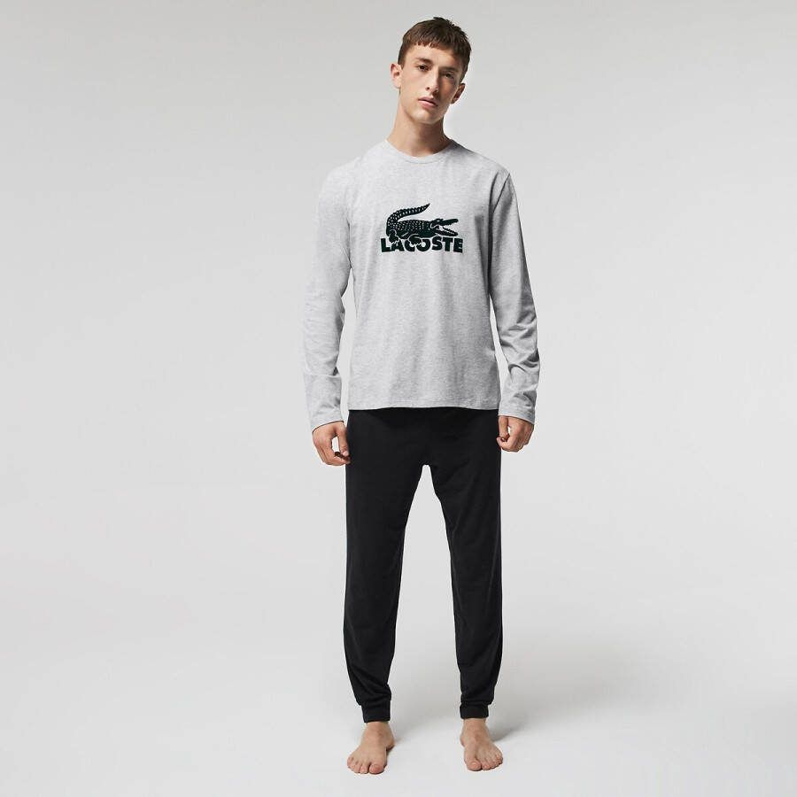 Lacoste Pyjama met lange mouwen, groot logo