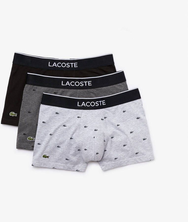 Lacoste 5 Pack boxershorts grijs 5H5203 23 XB4 , Grijs, Heren