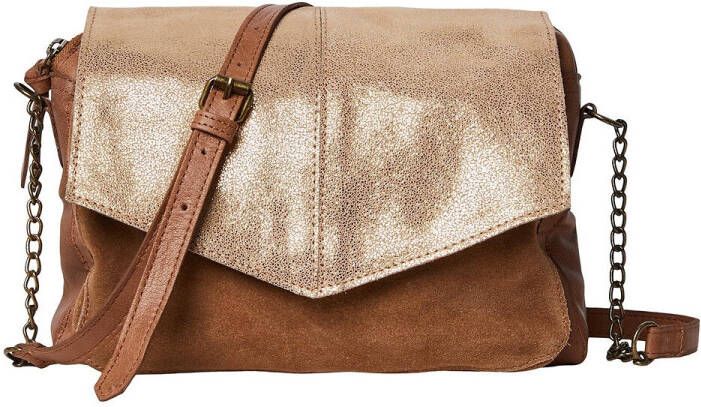 Pieces Handtas in 2 stoffen Selva