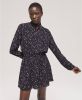 THE KOOPLES Bedrukte korte jurk met lange mouwen online kopen