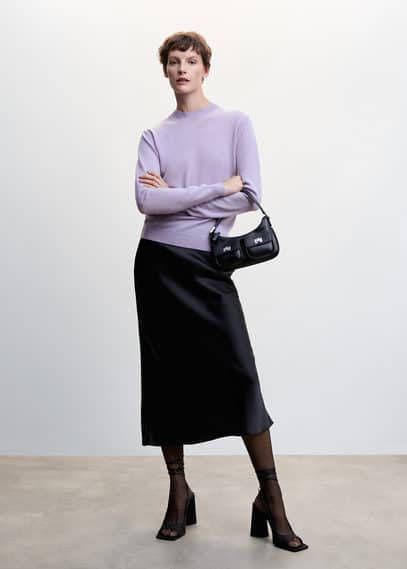 Mango Serrano fijngebreide pullover van wol