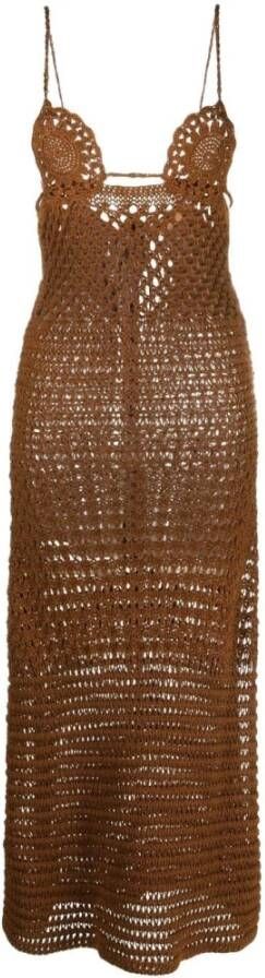 Alanui Maxi kleedjes Bruin Dames