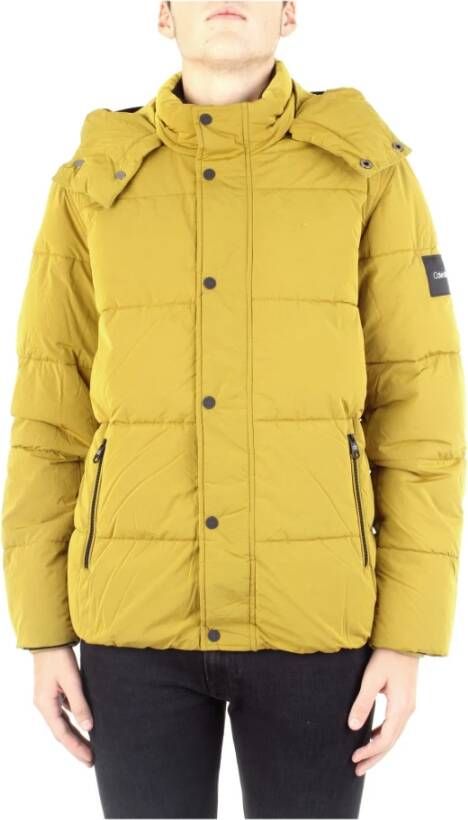 Calvin Klein Gewatteerde jassen Groen Heren